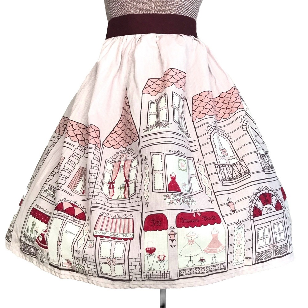 Innocent World Dollhouse‎ Skirt Pink Classical Lolita Size L XL